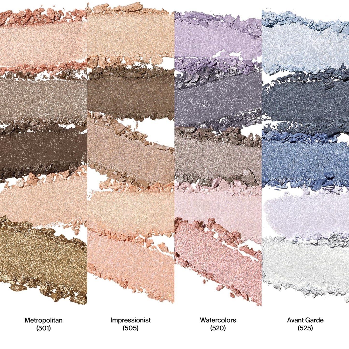 REVLON PhotoReady Eye Contour Kit Blue Eyeshadow Palette, Wet/Dry Shimmer, 5 Shades, Double-Ended Brush, PACKAGING MAY VARY, 525 Avant Garde, 0.1 oz