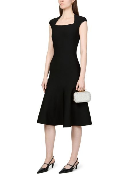 MCQUEEN Flared midi dress - Image 6