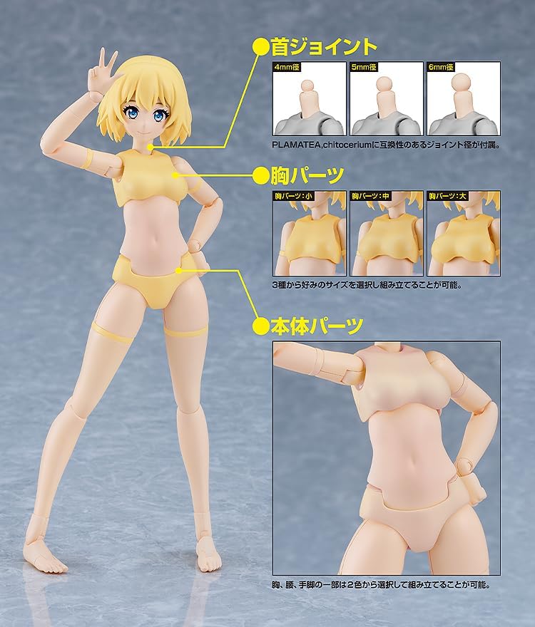Good Smile Company PLAMATEA Muse Body, Ichika, B Type, Non-Scale, Assembly Type Plastic Model