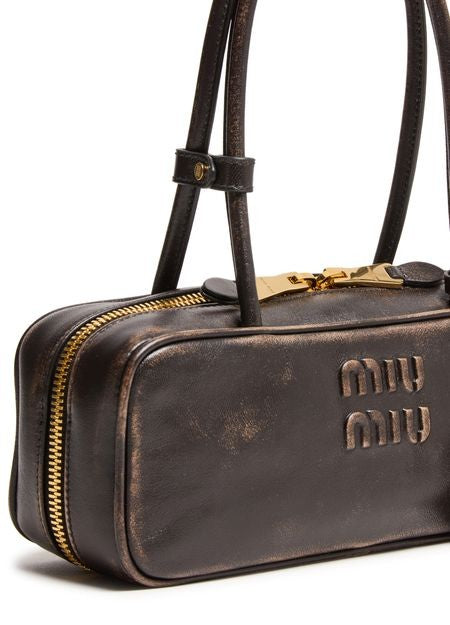 MIU MIU Beau small aged nappa leather bag - Image 6