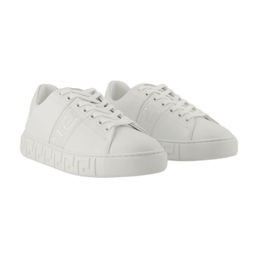 Versace スニーカーヴェルサーチコットンホワイト - Image 6