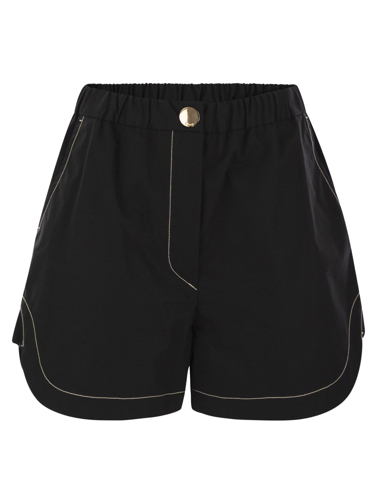 Sportmax SportMax Lacrima Cotton Shorts - Image 6