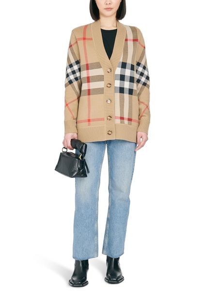 BURBERRY チェック カーディガン - Image 6