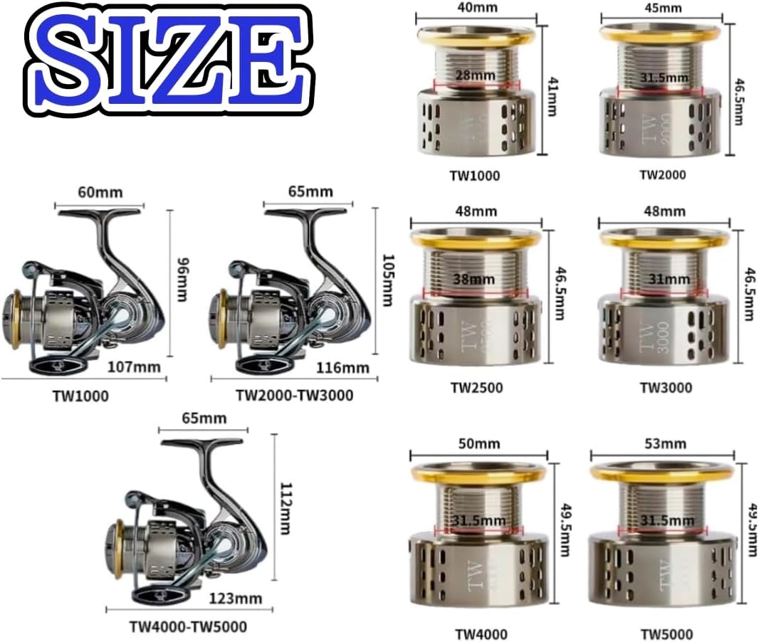 Fi's+7 Spinning Reel, Various Counts, Maximum Drag Force 17.8 - 33.3 lbs (8 - 15 kg), Gear Ratio 5.5:1, Left and Right Interchangeable Handles, 12+1BB Ball Bearings, Compatible with Many Species, 2000