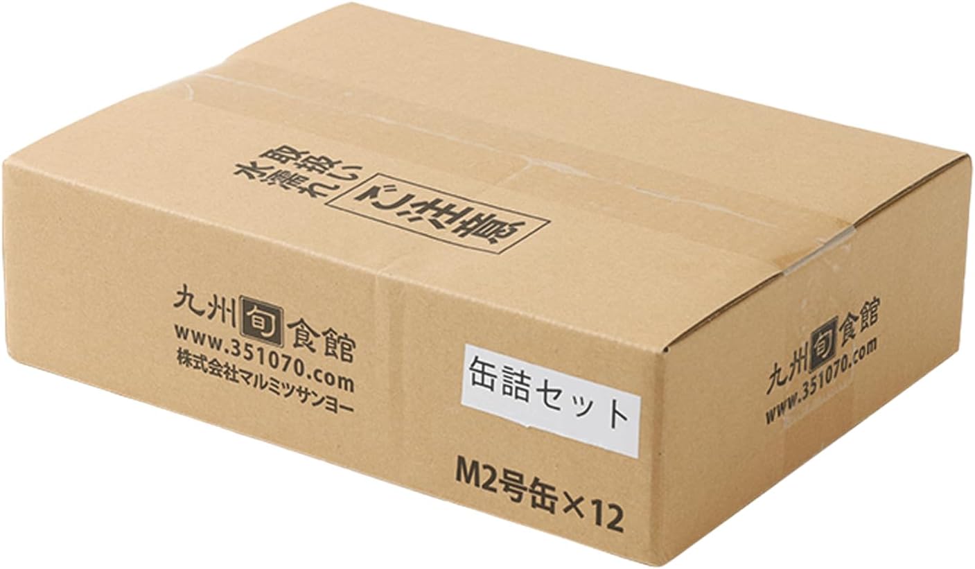 Kyushu Shun Shokan Canned Set, Made in Japan (Broken Biwa, Unknown Fire, Octopus Rice) 4 Cans Each, 12 Can Set, Gift