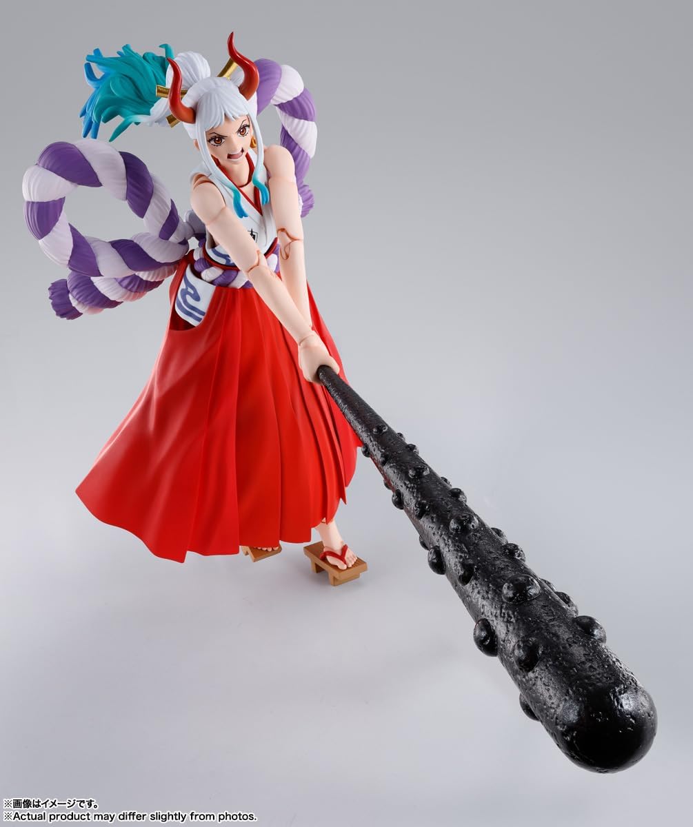 TAMASHII NATIONS S.H. Figuarts One Piece Yamato, Approx. 7.3 inches (185 mm), PVC & ABS, Pre-painted Action Figure