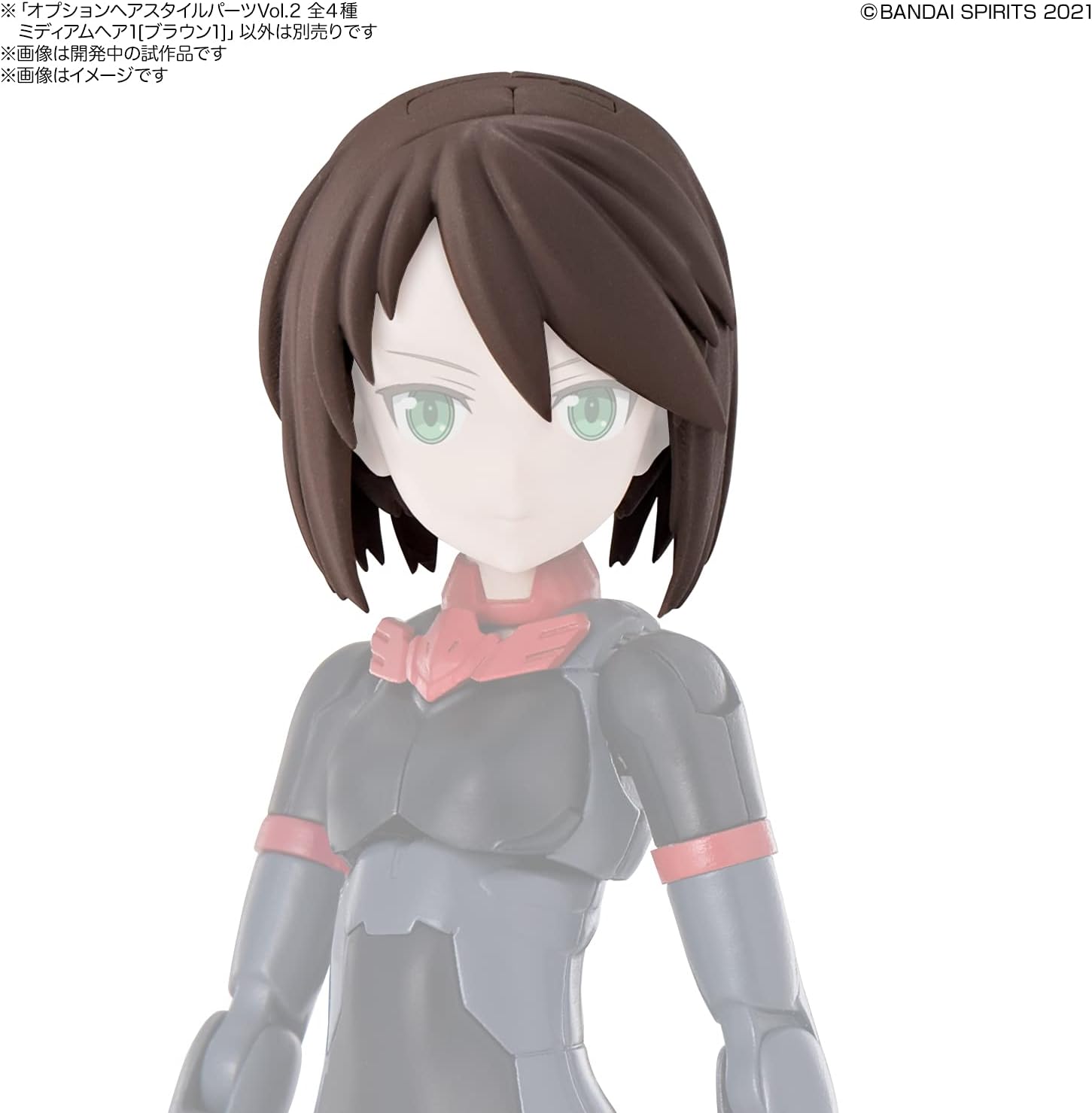 BANDAI SPIRITS 30MS Optional Hairstyle Parts Vol.2 (Box)
