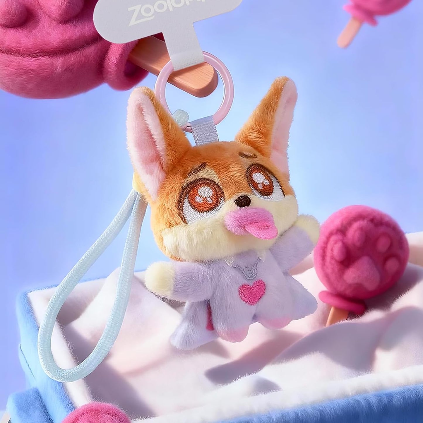 52TOYS BLINDBOX Zootopia Cute Crew "Zootopia Friends" Series Plush Blind Box Figure Gacha Gacha Collection Toy Pre-painted Perfect for Collectors, Birthday, and Christmas Gifts (One Piece)