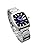 Seiko SNKP23 Men's Wristwatch, Recraft Series, Automatic, blue, Bracelet Type