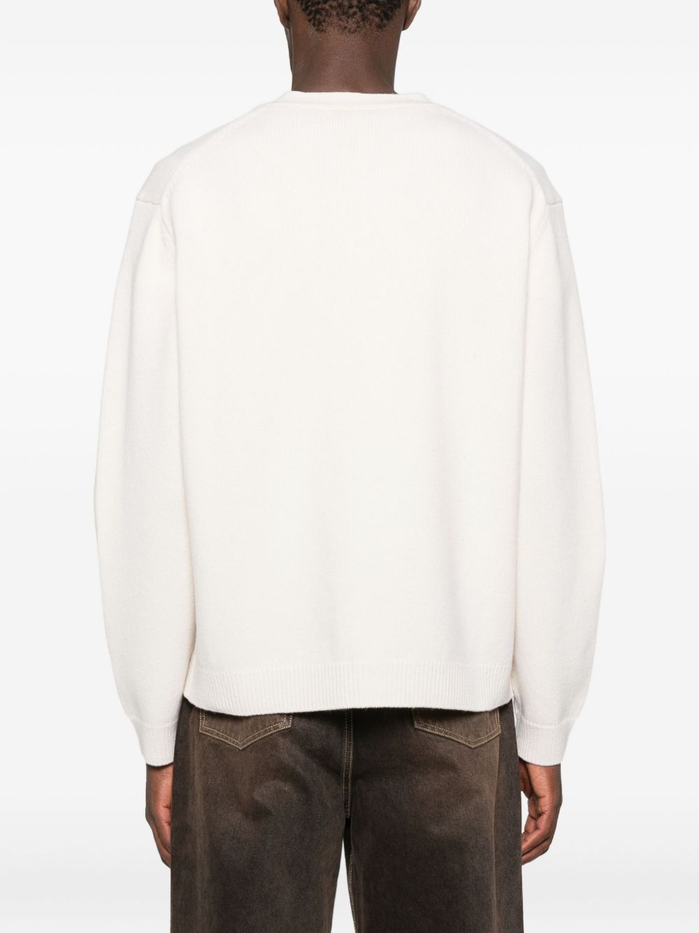 Maison Maison Kitsune' ウール V ネック カーディガン - Image 6