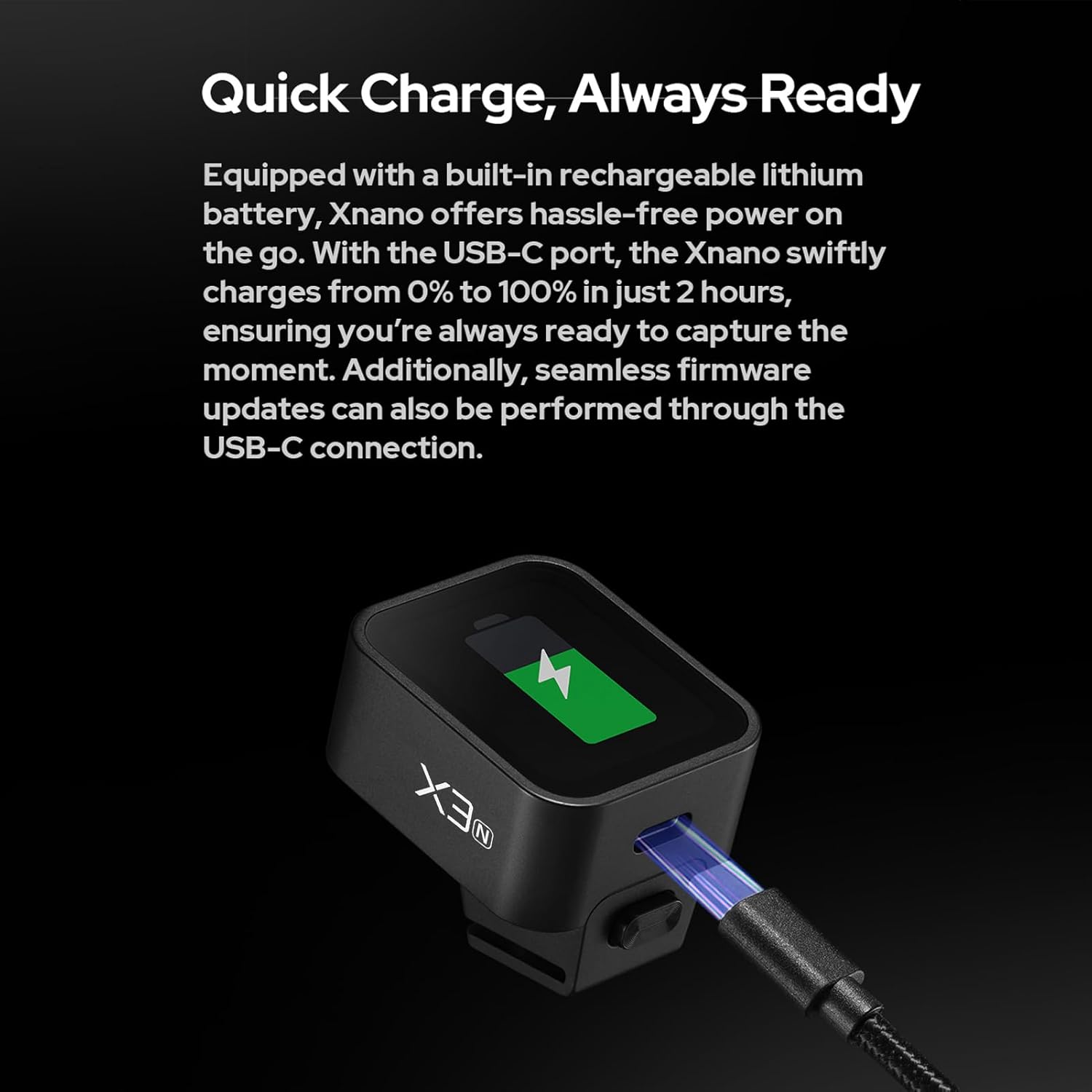 GODOX X3-N Wireless Flash Trigger Transmitter 2.4G High Speed Sync 1/8000s OLED Touch Screen TCM Conversion for Nikon Nikon SLR Cameras (x3n)