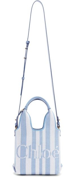 CHLOE Chloé Stripy Mini Tote Bag - Image 6
