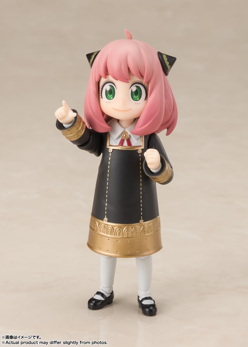 S.H. Figuarts SPY x FAMILY Anya Forger Seifukuba-jon Approx. 3.1 inches (80 mm), ABS & PVC Pre-painted Action Figure