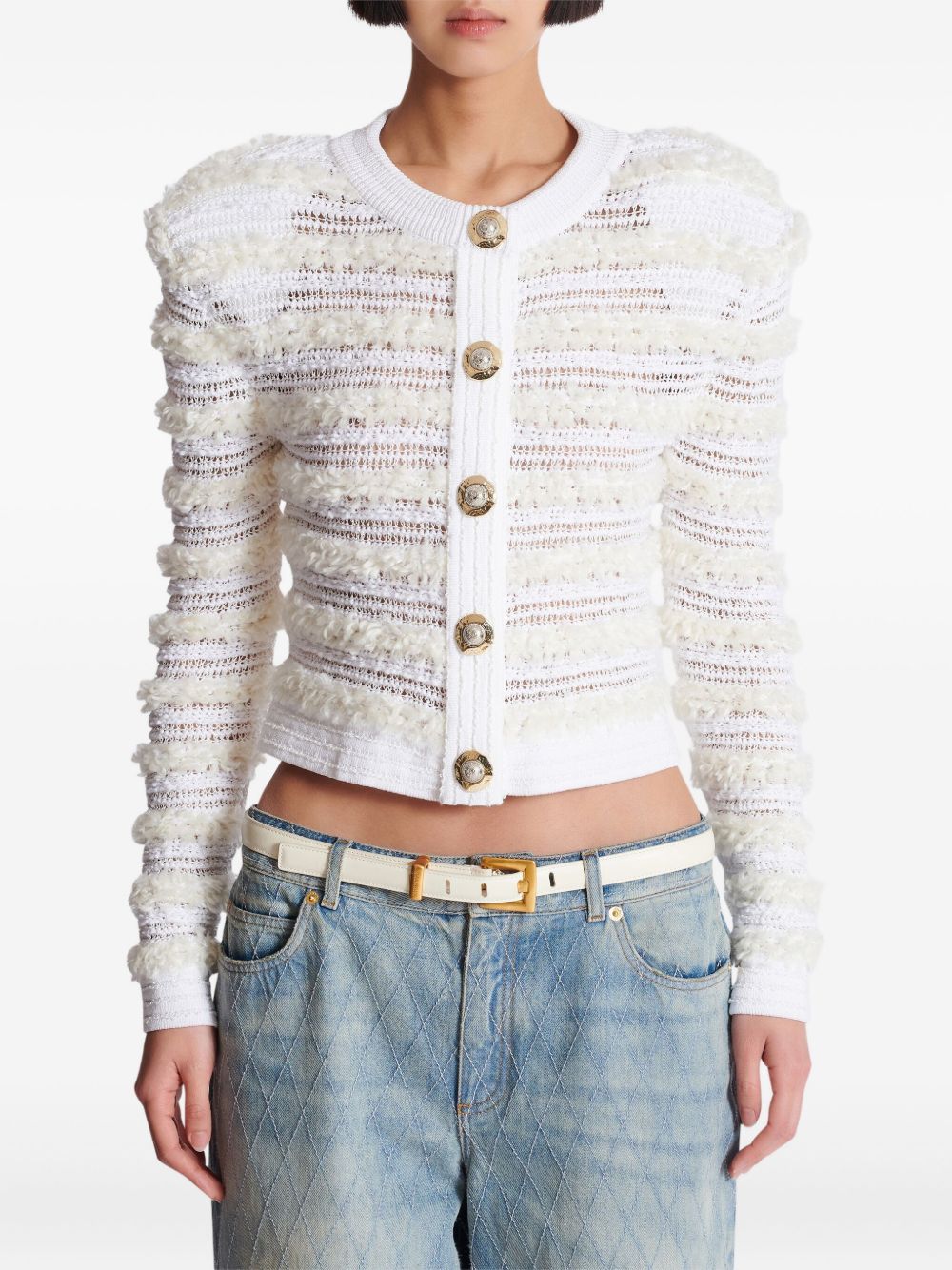 Balmain バルメインツイードカーディガン - Image 6