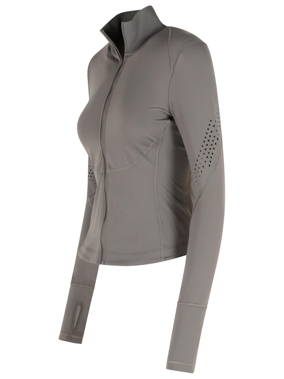 Stella Adidas By Stella McCartney 'TPR'灰色のポリアミドブレンドスウェットシャツ - Image 6