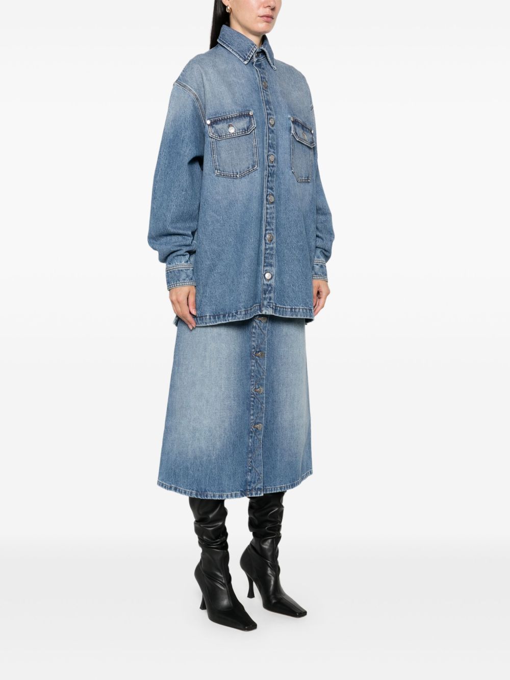 Stella ステラMCカートニーデニムコットンシャツ - Image 6