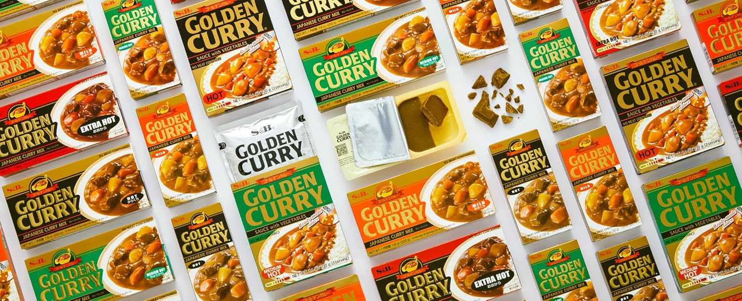 SB Foods Golden Curry Medium Spicy 6.7 oz (198 g)