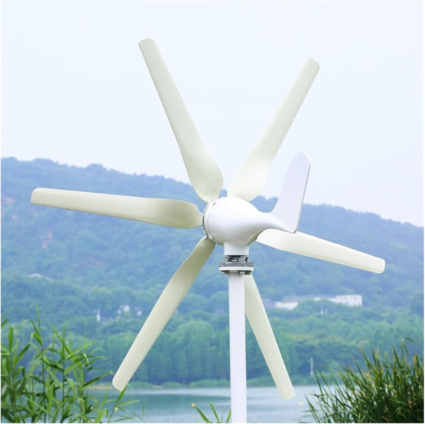 マイクロオフグリッド 400w 風力タービン発電機 家庭用 充電コントローラー付き (色: デラックスコントローラー仕様: 5枚羽根)