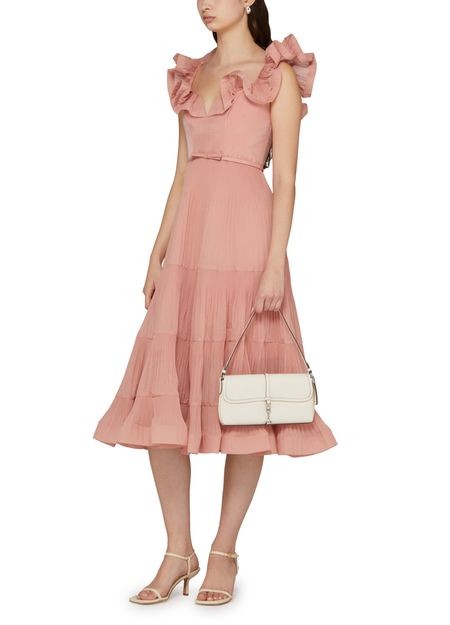 ZIMMERMANN プリーツフィル ミニ丈ドレス - Image 6