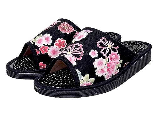 Daiming Shokai Women's Health Sandals, Japanese Pattern, Japanese Style, Slippers, Made in Japan
