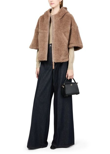 MAX MARA Petalo Teddy cape - Image 6