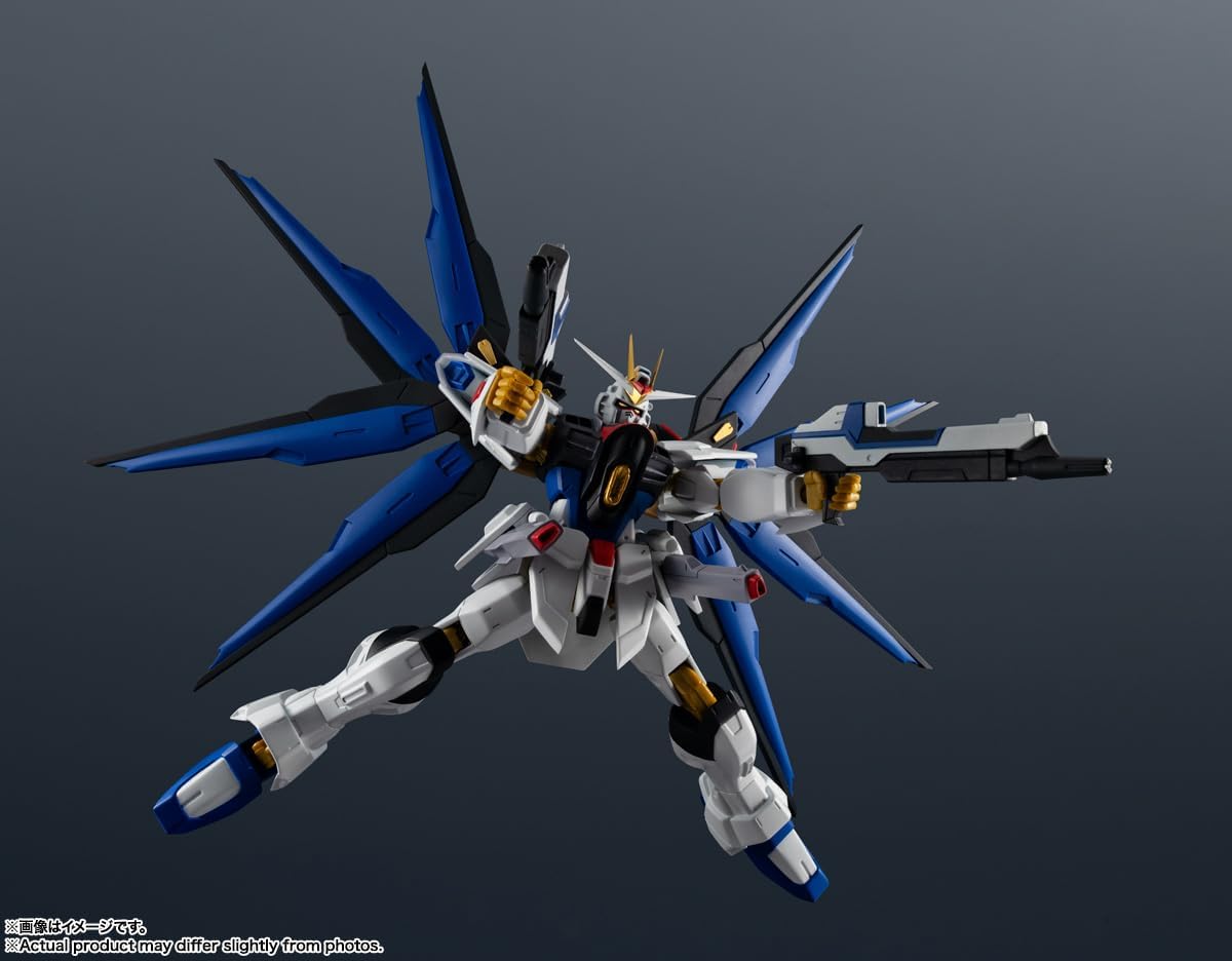 TAMASHII NATIONS Gundam Universe Mobile Suit Gundam Seed Freedom ZGMF/A-262B Strike Freedom Gundam Type II, Approx. 5.9 in (150 mm), PVC & ABS, Pre-painted Action Figure