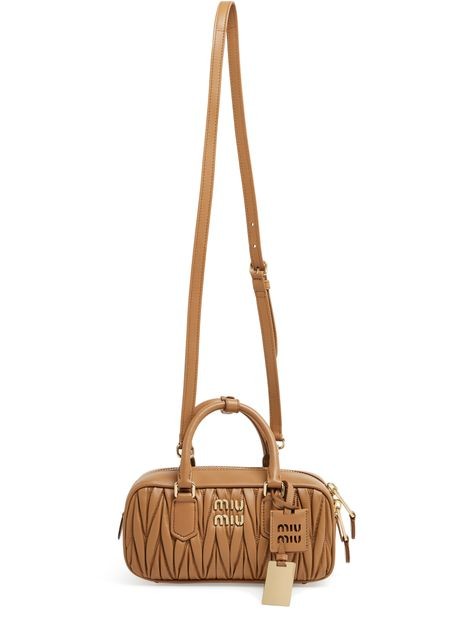 MIU MIU Arcadie キルティング ナッパレザー バッグ - Image 6