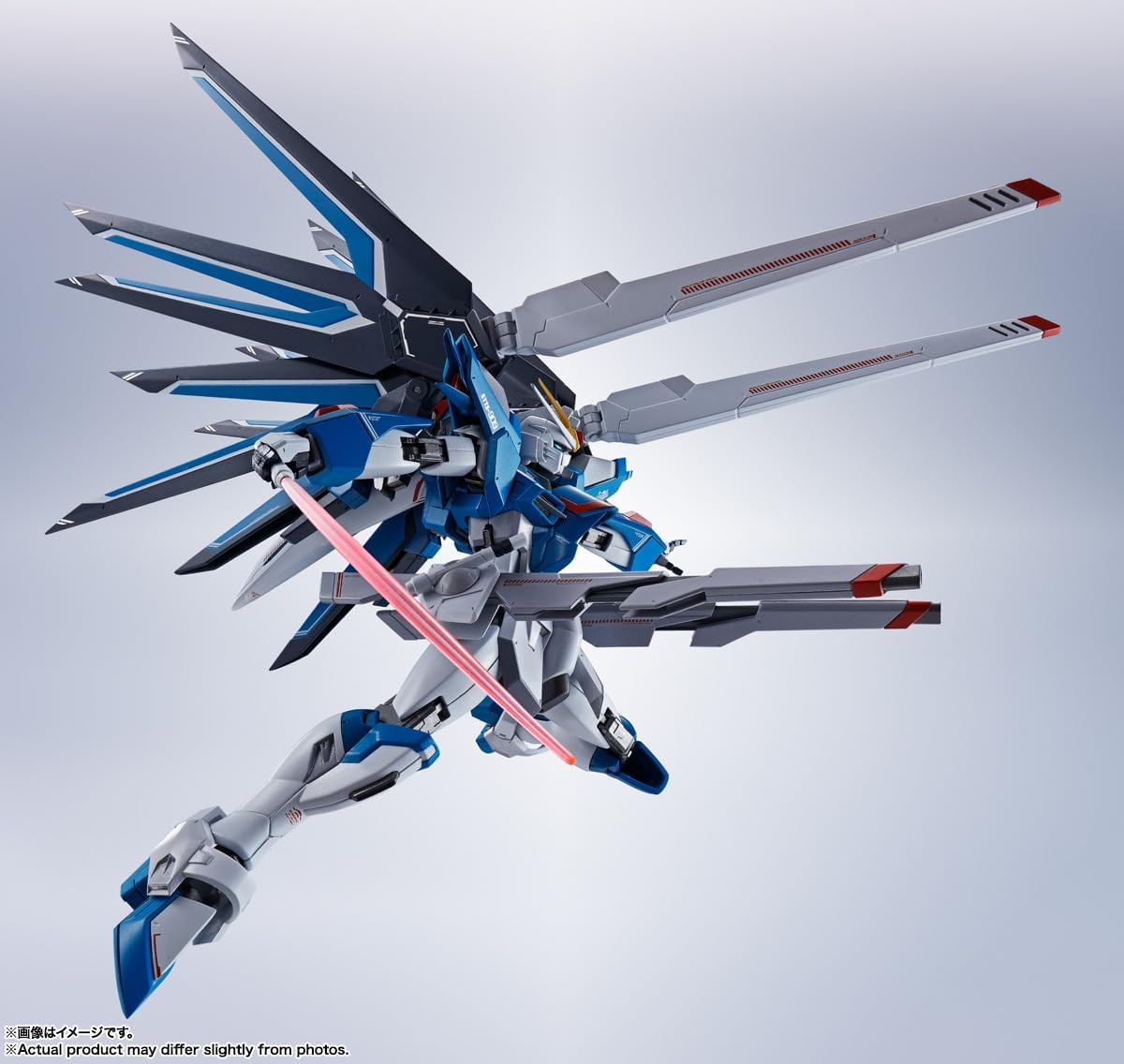 Metal Robot Spirits, Mobile Suit Gundam SEED FREEDOM, Rising Freedom Gundam, Approx. 5.5 inches (140 mm), ABS & PVC & Die Cast Pre-painted Action Figure