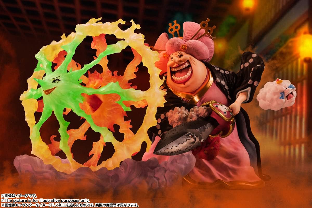 Figuarts Zero One Piece (Super Fierce Battle), Charlotte Rinling - Oiran Oryan Orin, Onigashima Monster Decisive Battle, Approx. 12.2 inches (310 mm), ABS & PVC, Pre-painted Complete Figure