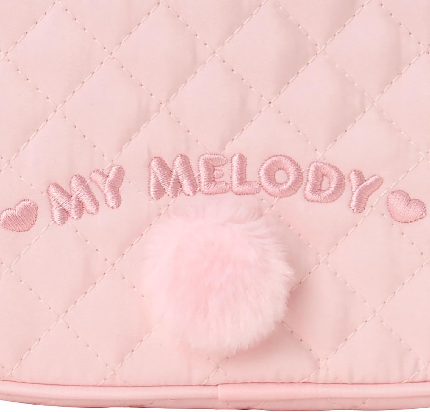 Sanrio 302481 My Melody Pouch (Spring Rabbit) Accessory Case, Makeup Pouch with Inner Pocket