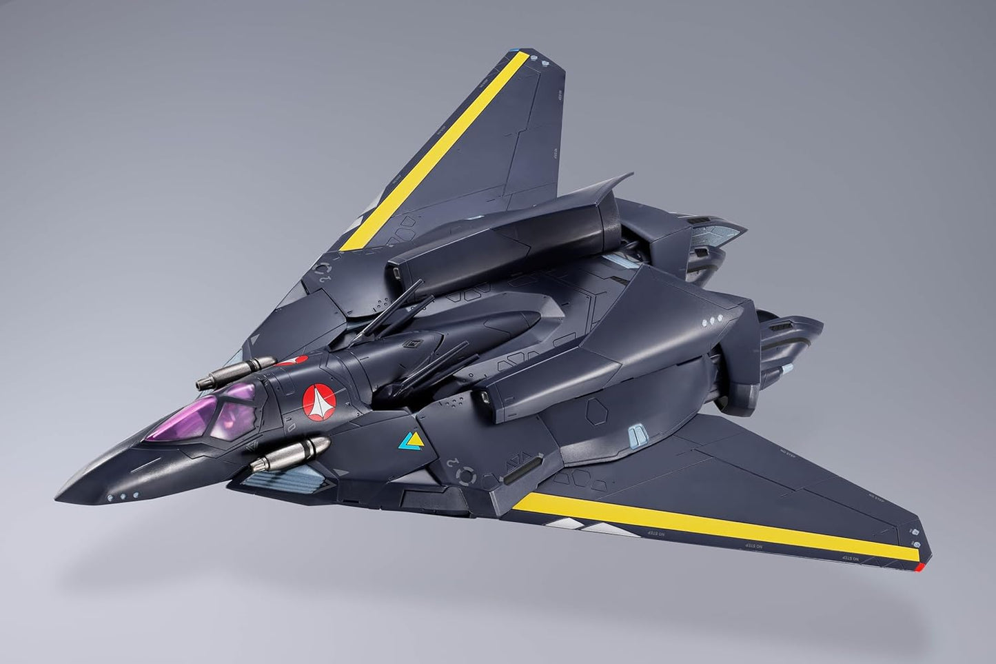 Tamashi Nations DX Chogokin Macross 7 VF-17S Nightmare Stealth Valkyrie (Gamlin Kizaki), Approx. 9.8 inches (250 mm), ABS & Metal & PVC Pre-painted Action Figure