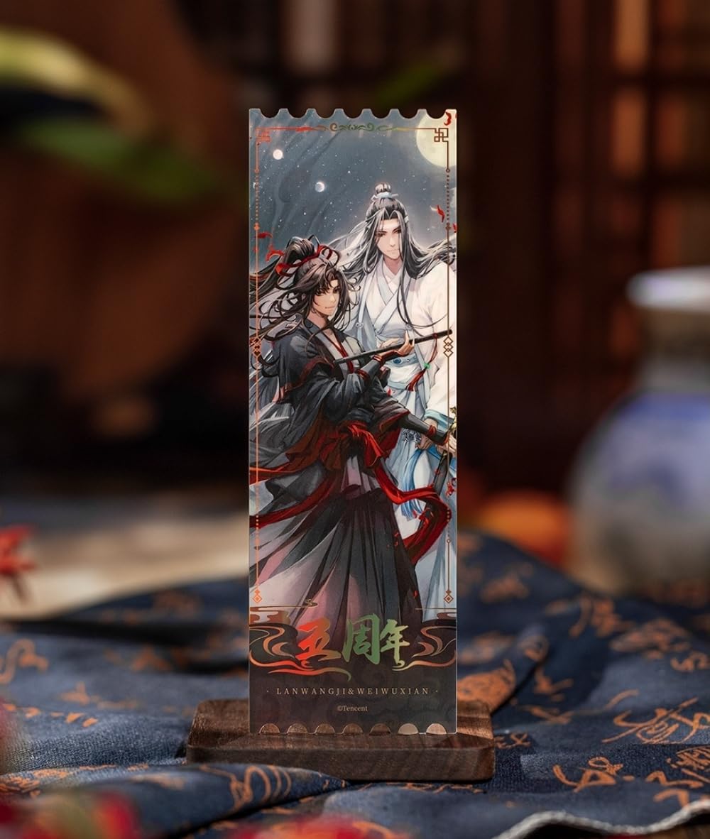 "Magesoshi" Geki Muenyi & Indigo Forget All In Set Can Badge Acrylic Colored Paper Anime Area Official Goods