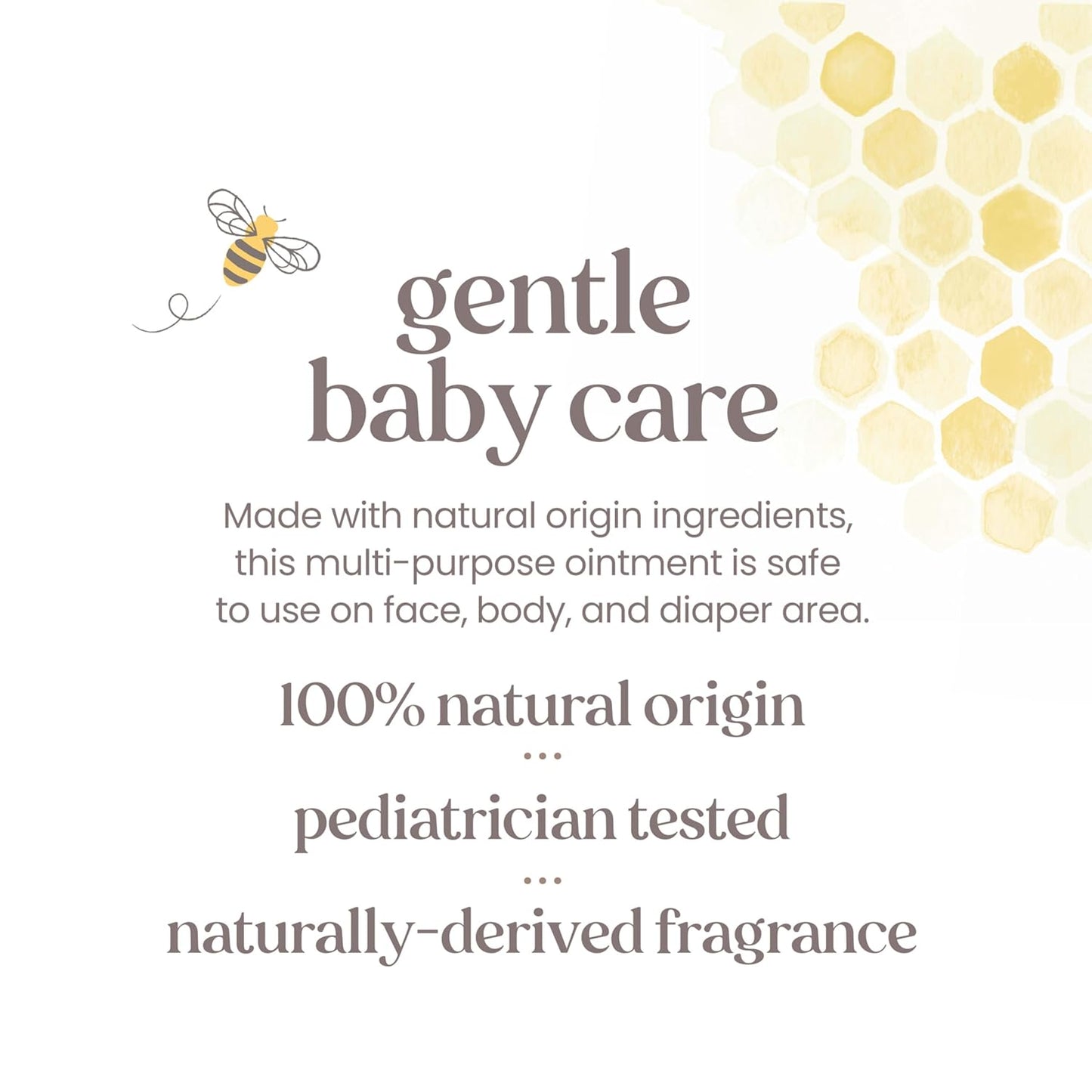 Burt 's Bees ungüento 100% natural multipropósito para bebé, 7.5 onzas (el paquete puede variar)