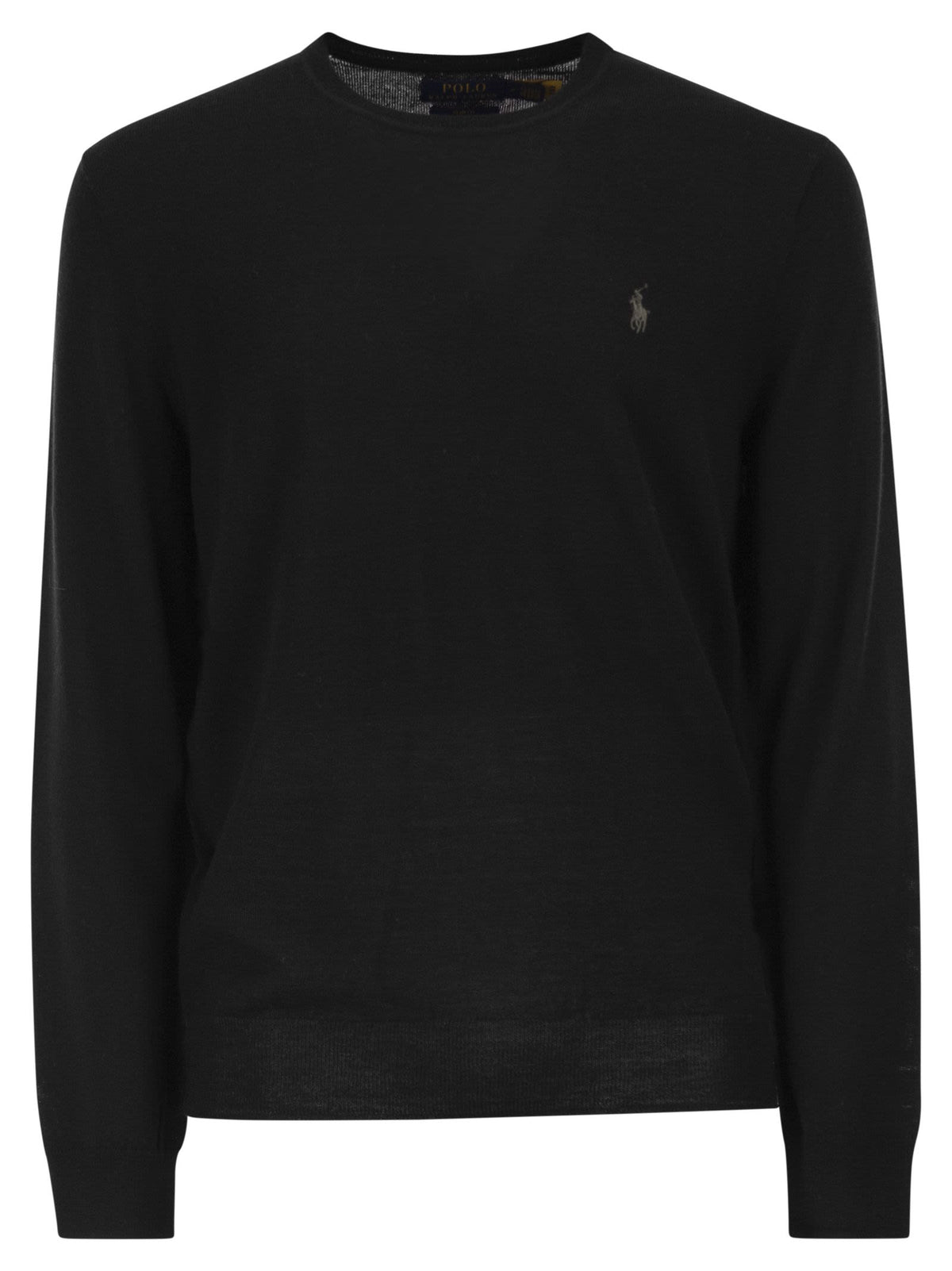 Polo ポロ ラルフローレン スリム フィット ウォッシャブル ウール クルーネック ジャンパー - Image 6