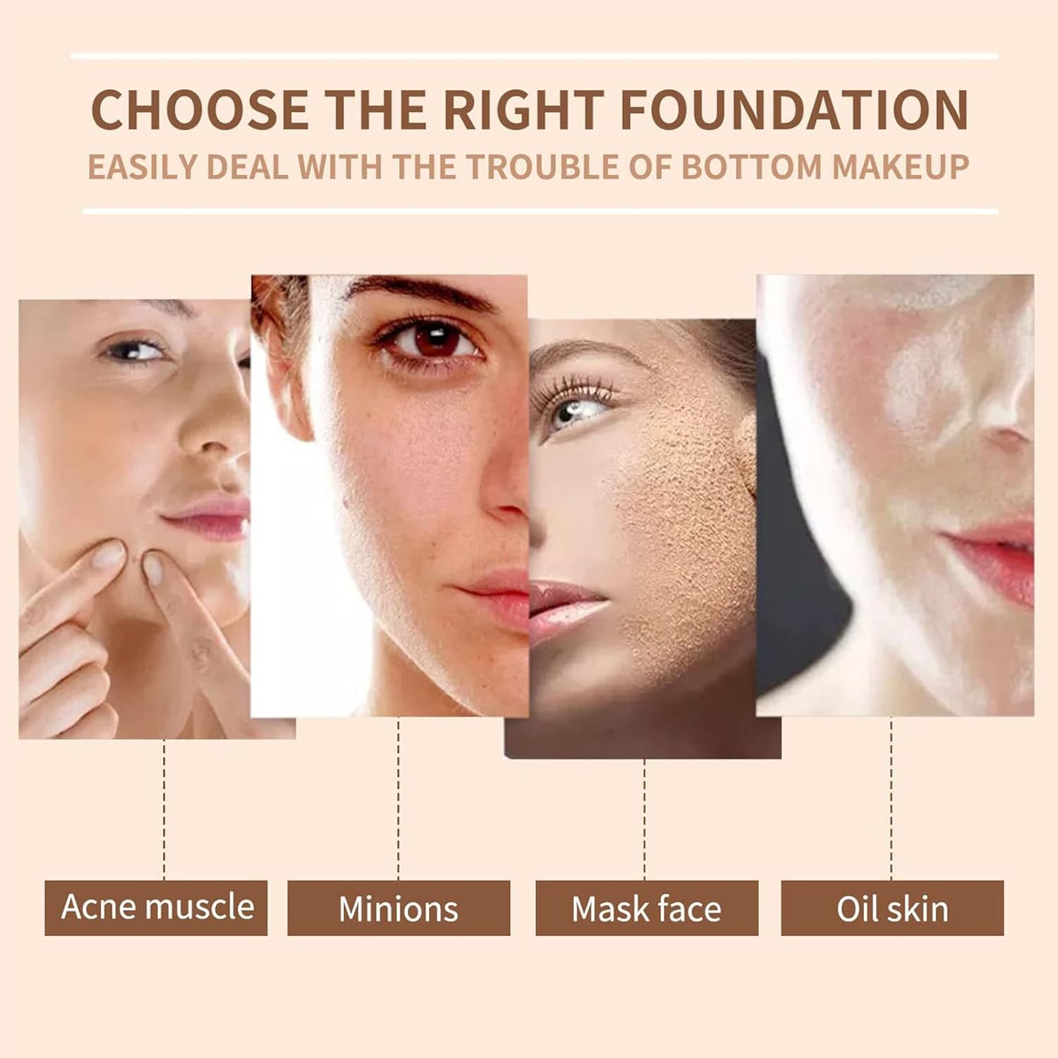 Xnuoyo BB Air Cushion, Mushroom Head Air Cushion CC Cream, Foundation Long Lasting Mushroom Air, Moisturizing Long Lasting Concealer, Lightweight Smooth, Natural/Lovely Serum, Waterproof Makeup Base