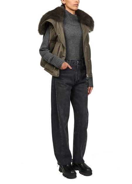 YVES SALOMON Short fox fur gilet - Image 6