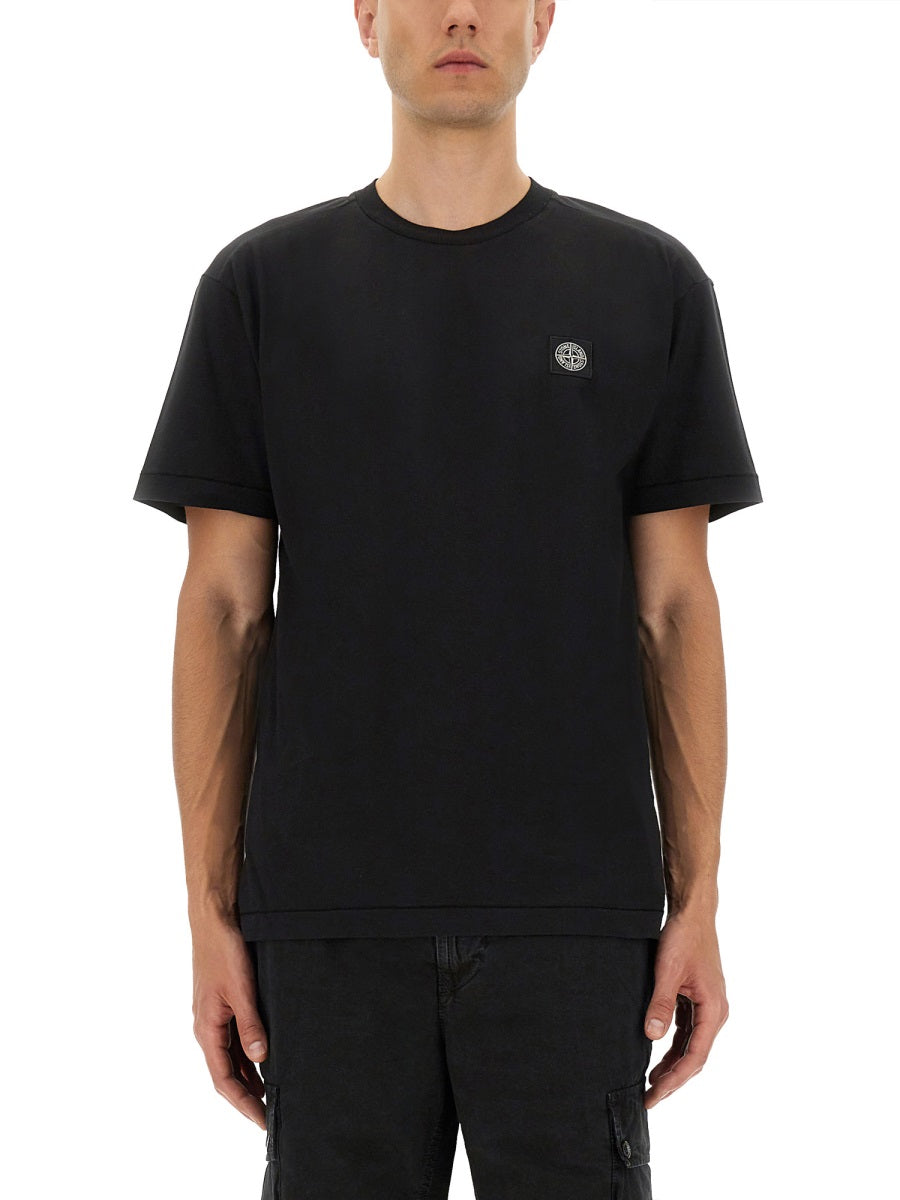 Stone Stone Island Slim Fit T Shirt - Image 6