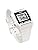 Casio W-215H Series Standard Digital Wristwatch, Men's, Women's, Overseas Model, Gloss White x Black W-215H-7AV