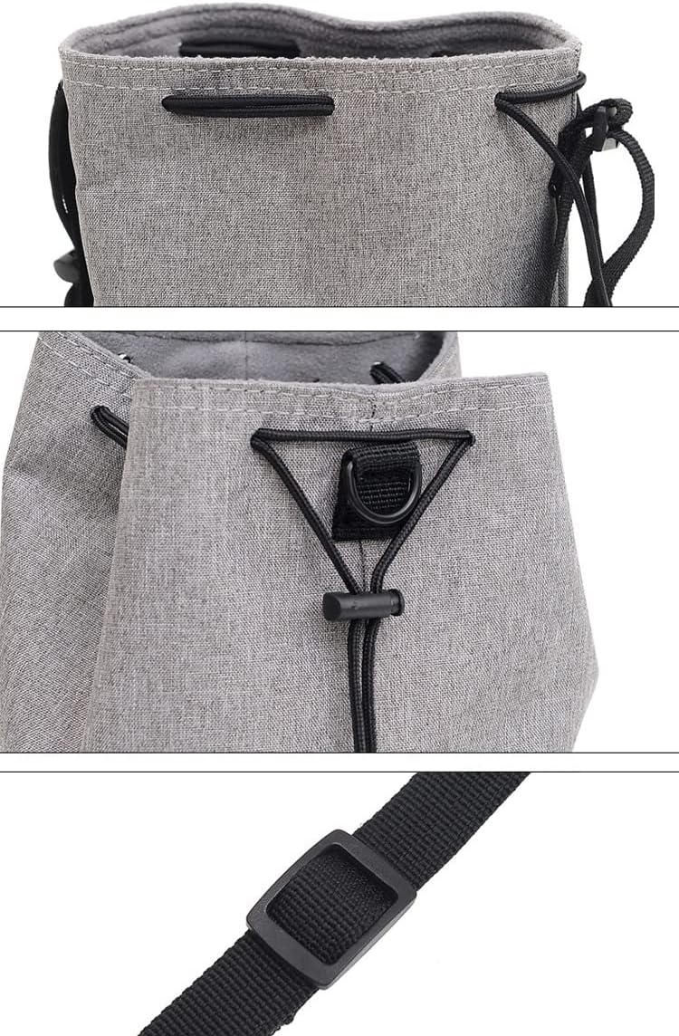 [KOOLRIVER] Camera Case for Nikon D780 SLR Camera Bag Drawstring Men's Shoulder Handbag SLR Camera Case Camera Bag SLR Girls Cute Simple Casual Unisex Shoulder Bag Pouch (Light Gray)
