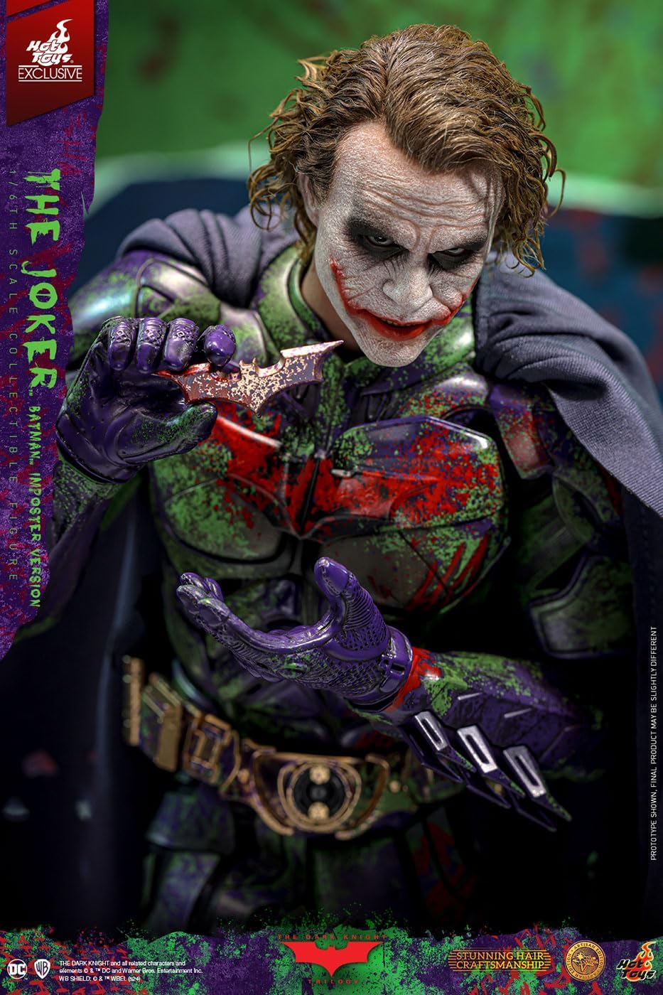 HOT TOYS The Dark Knight 1/6 Joker (Batman In Poster Artisan Version) Action Figure