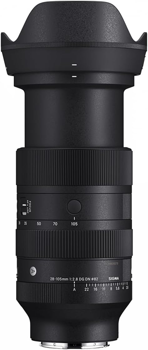 Sigma Sigma Sony E Mount Lens 28-105mm F2.8 DG DN Zoom Standard Full Size for Art Mirrorless Only
