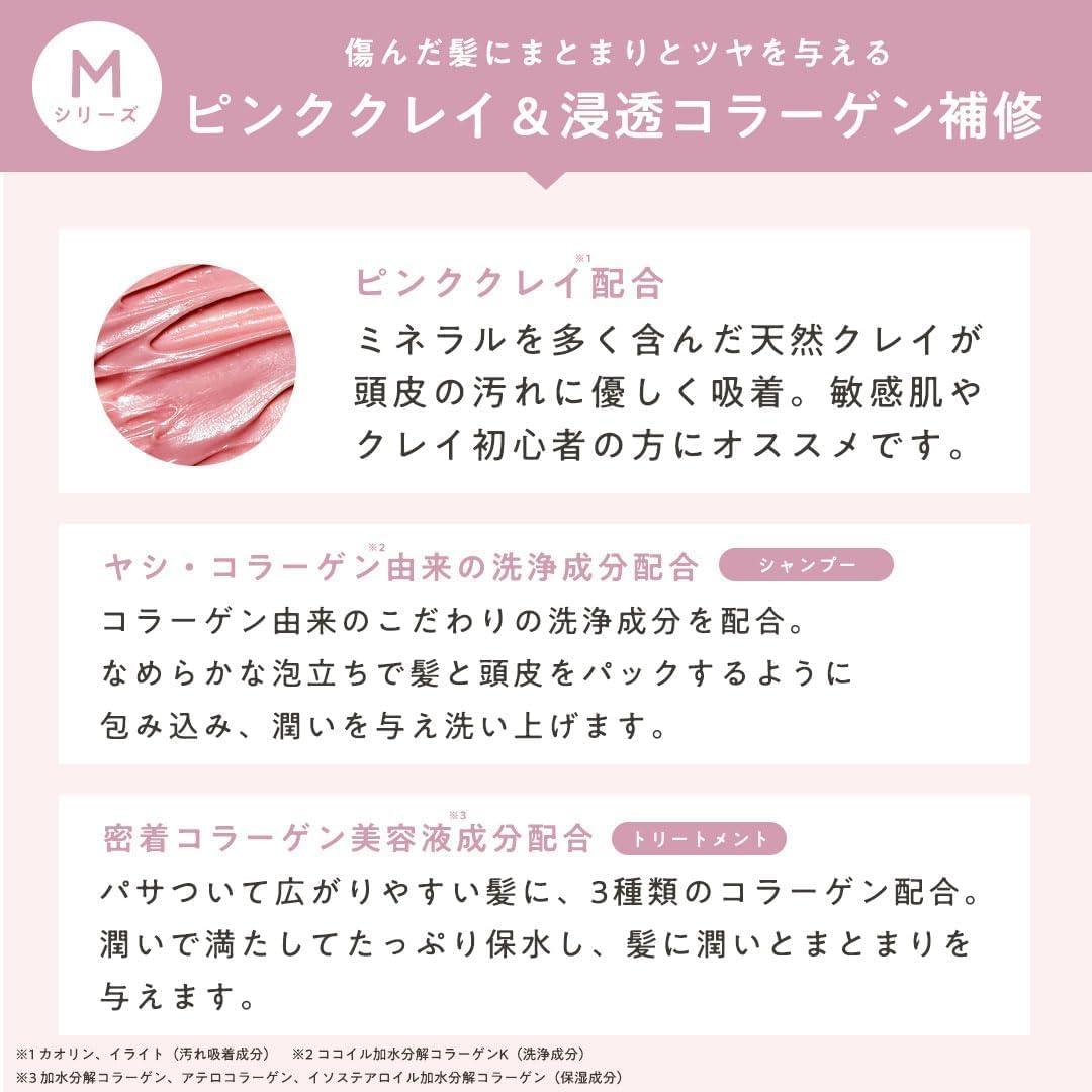 CLAYGE Treatment M, Moist and White Jasmine & Musk Scent, Refill, 13.5 fl oz (400 ml) (x1), Single Item