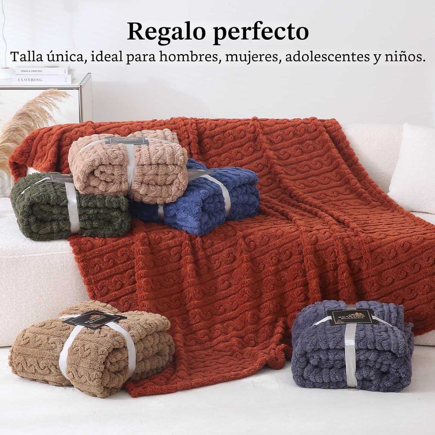 Manta de Poncho para adulto, acogedora manta de forro polar Sherpa con bolsillos para la oficina y el salón (verde, 58 x 64 pulgadas)
