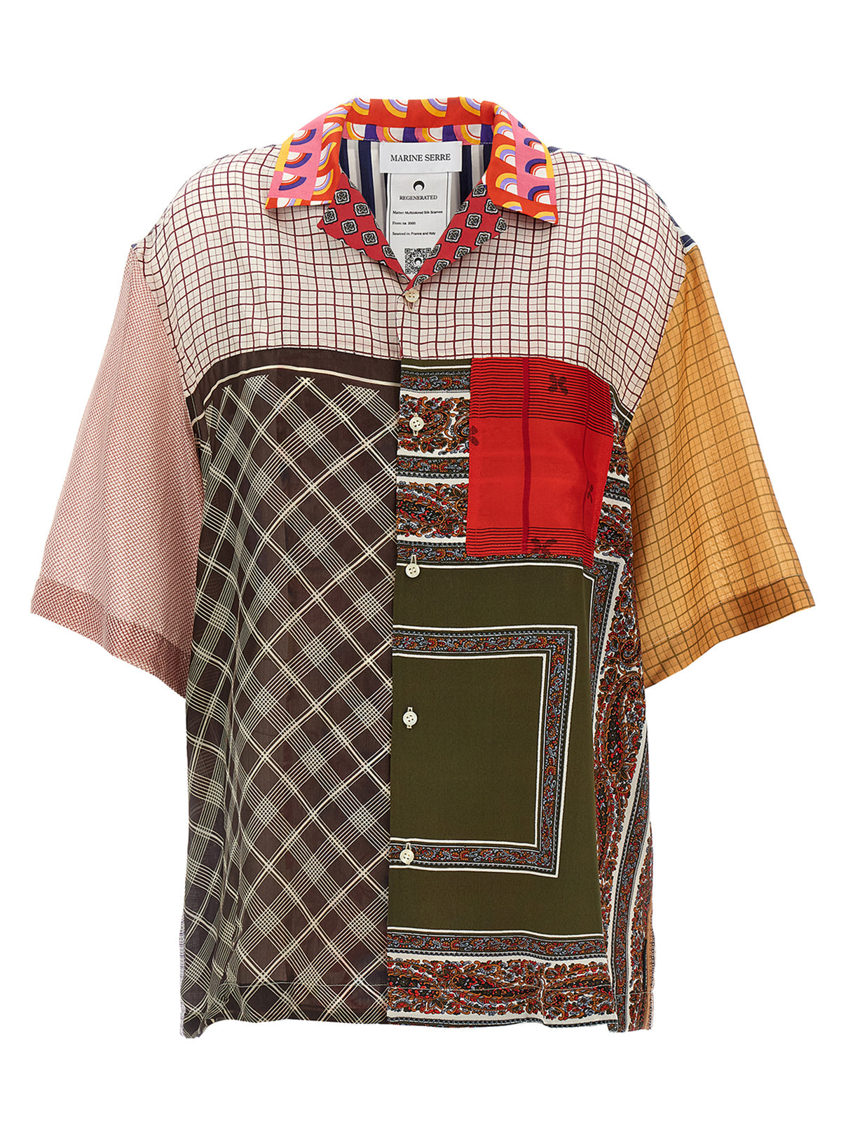 Marine Marine Serre '再生シルクスカーフボウリング'シャツ - Image 5