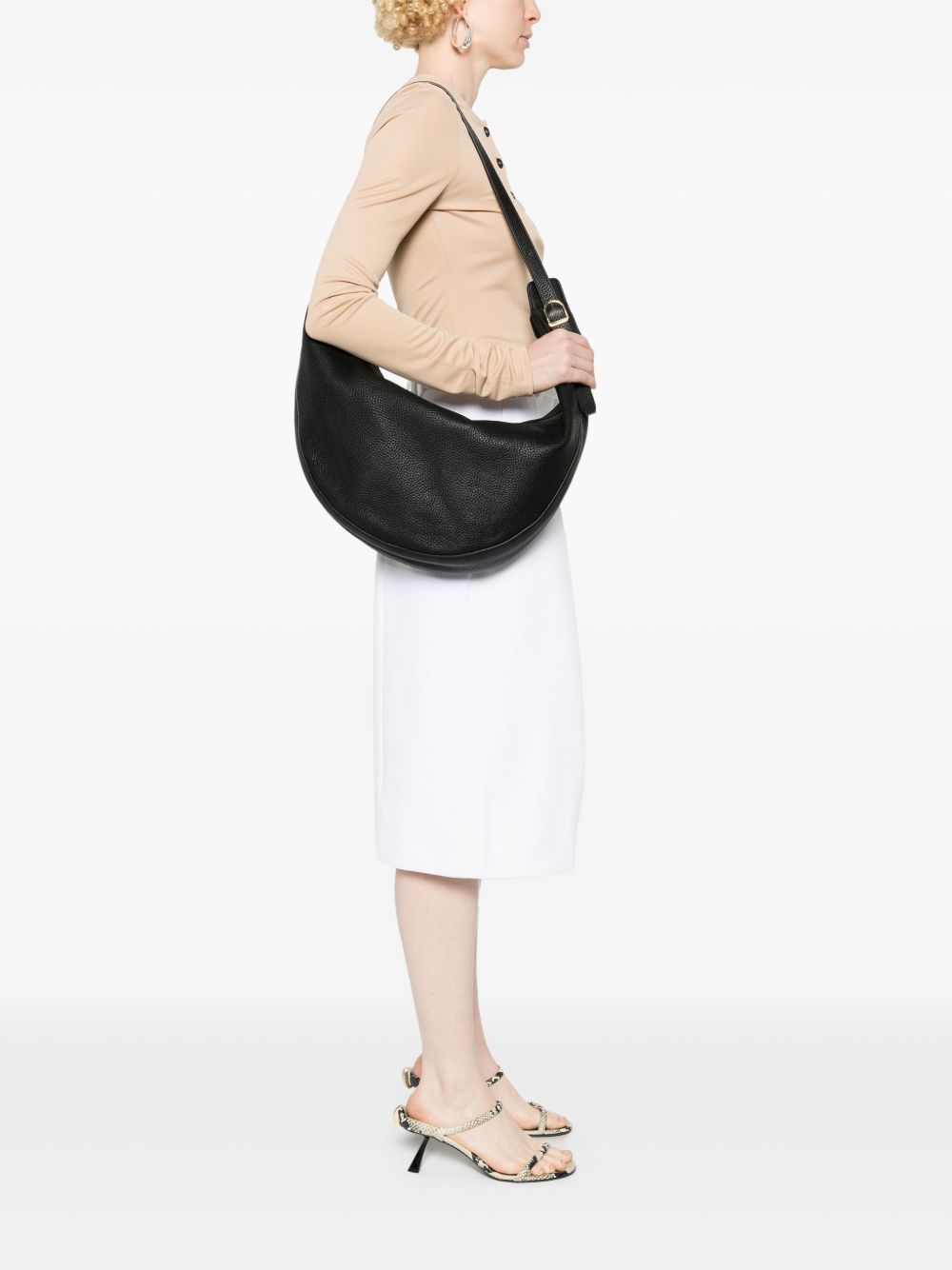 Khaite Khaite Augustina Leather Hobo Bag - Image 6