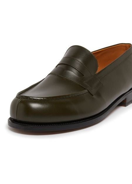 JM WESTON モカシン 180 ボックスカーフ レザー製ローファー - Image 6
