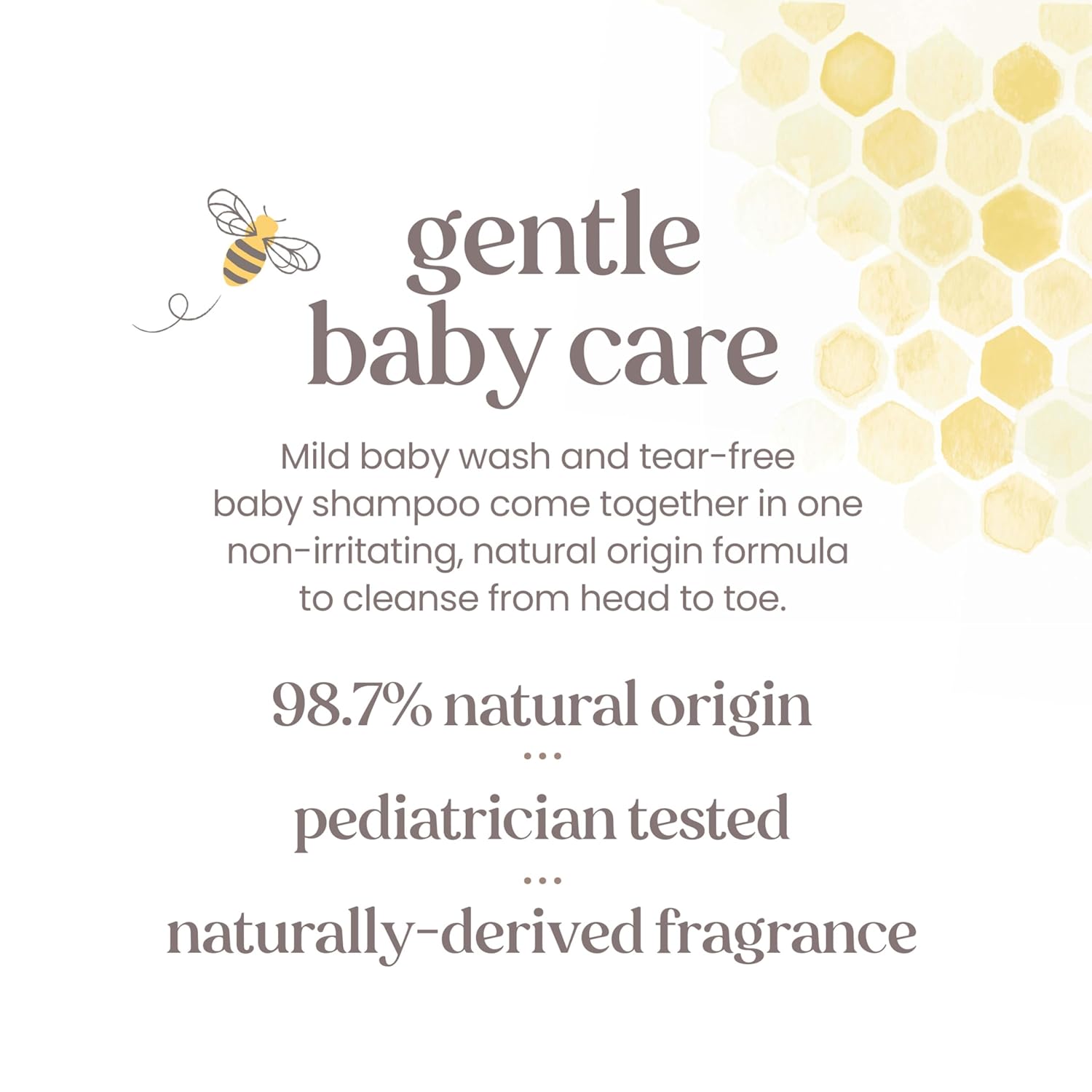 Burt's Bees Champú y lavado de bebés, jabón para bebés de lágrimas originales - 21 onzas (paquete de 1), el embalaje puede variar.