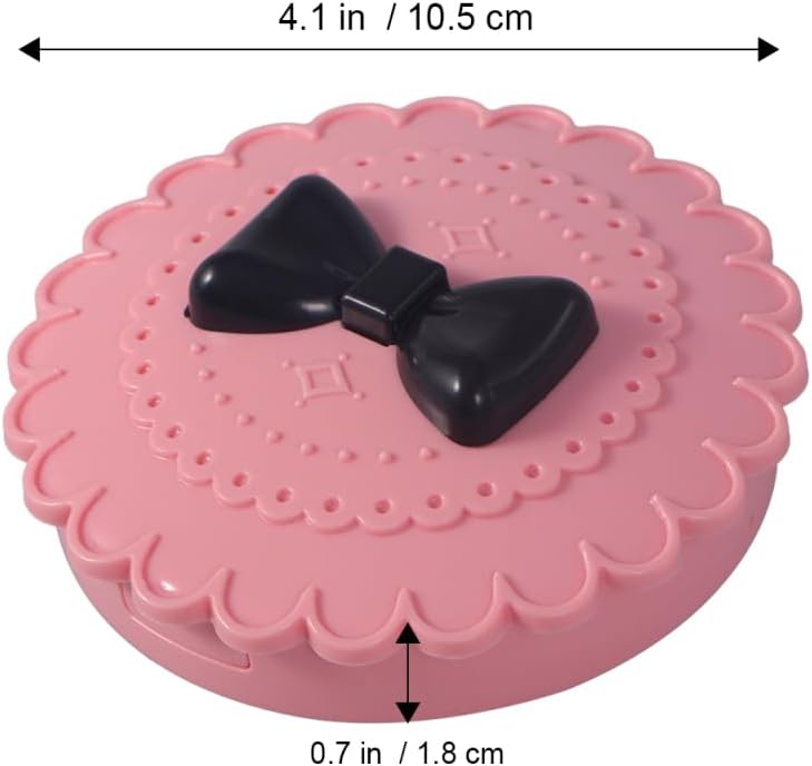 FRCOLOR Eyelash Organizer False Eyelash Acrylic Organizer Eyelash Case Cosmetic Eyelash Box, Pink