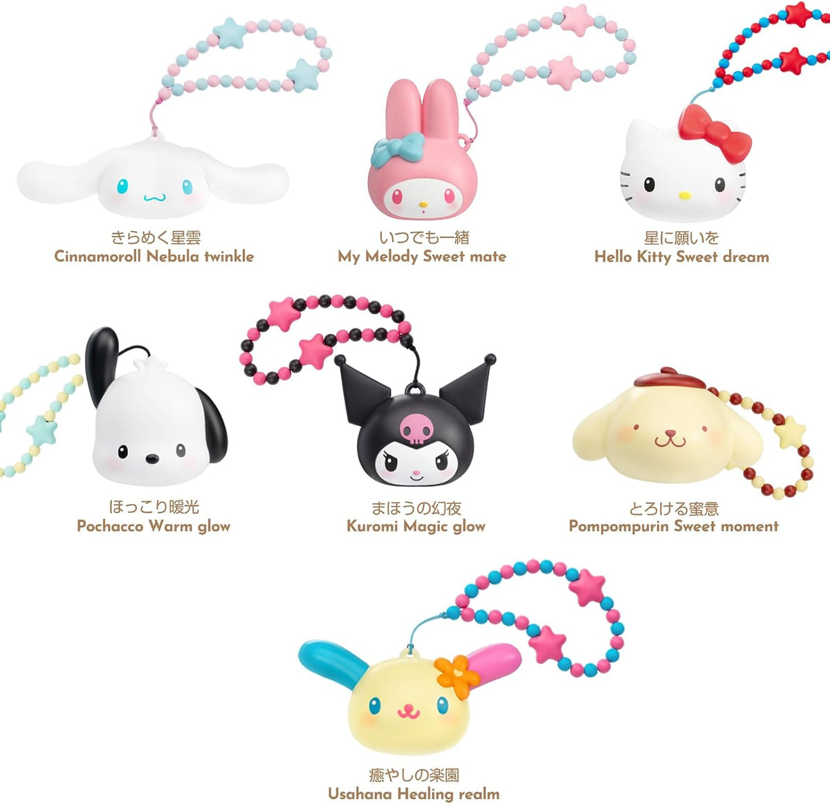 TOP TOY Sanrio "Healing Space" Series [1 Piece] Gacha Blind Box Figure Soft Vinyl PVC Premium Toy Birthday Present Kurumi Cinnamon Roll Hello Kitty Pom Pom Plum My Melody Pochacco Character Collector