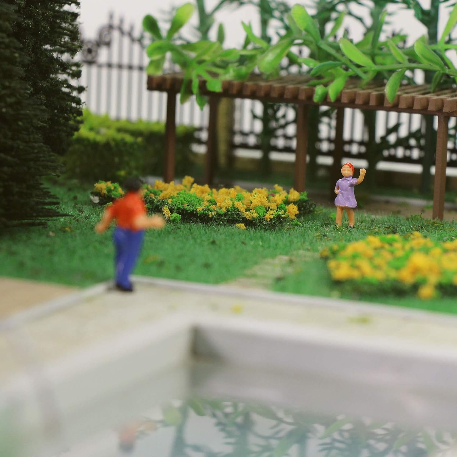 Scene Collection, Human, Doll, People, Painted People, 1:87-100, Box Garden, Decoration, Railway Model, Building Model, Diorama, Education, DIY